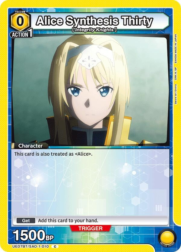 Alice Synthesis Thirty (010) (Box Topper Foil) (UE07BT/SAO-1-010) (UE07BT)