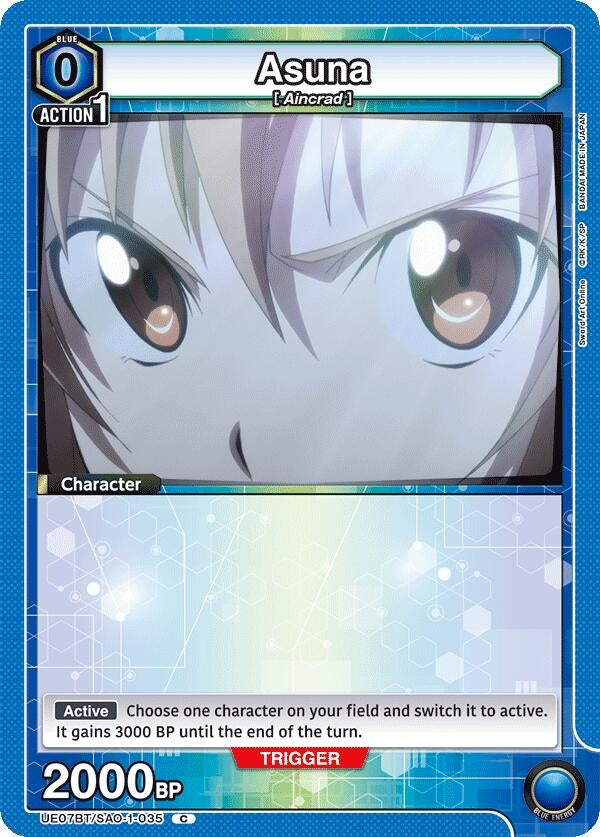 Asuna (035) (Box Topper Foil) (UE07BT/SAO-1-035) (UE07BT)