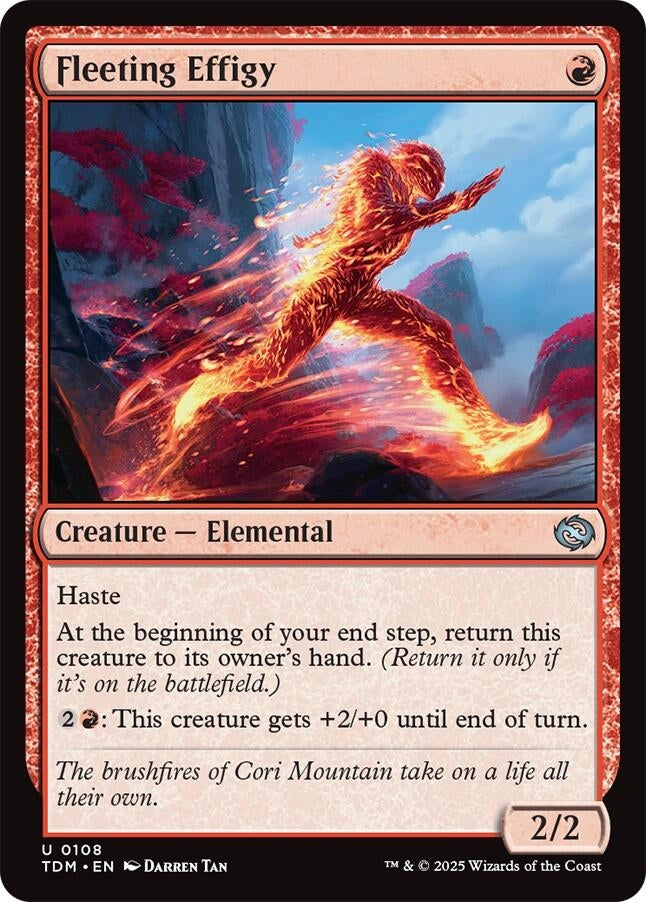 Image for Fleeting Effigy (108) (TDM) - Magic: The Gathering