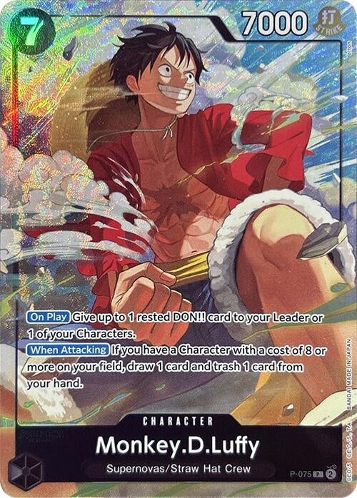 Monkey.D.Luffy (Premium Card Collection -Best Selection Vol. 3-) (P-075) (OP-PR)
