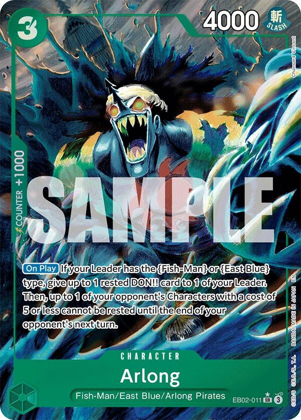 Arlong (Alternate Art) (EB02-011) (EB-02)