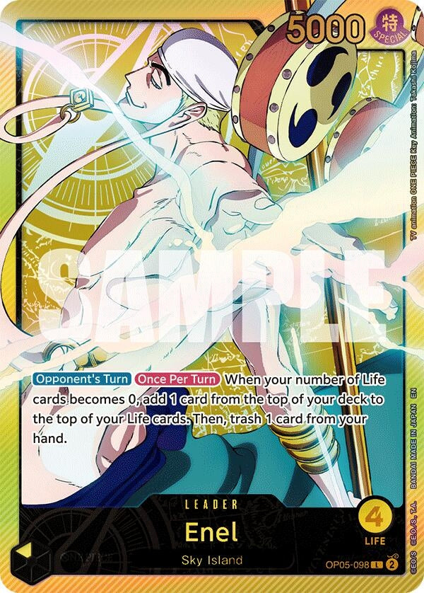 Image for Enel (SPR) (OP05-098) (EB-02) - One Piece Card Game