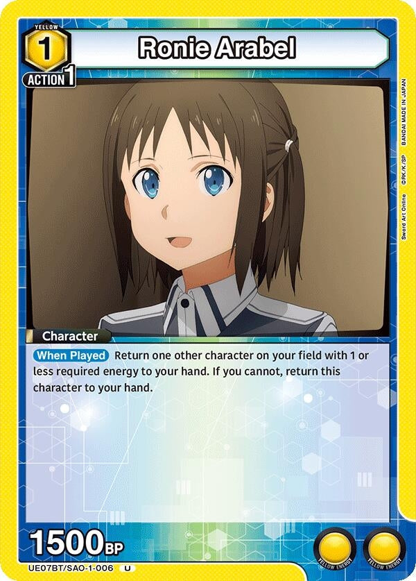 Ronie Arabel (UE07BT/SAO-1-006) (UE07BT)