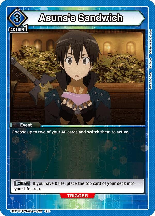 Asuna's Sandwich (UE07BT/SAO-1-063) (UE07BT)