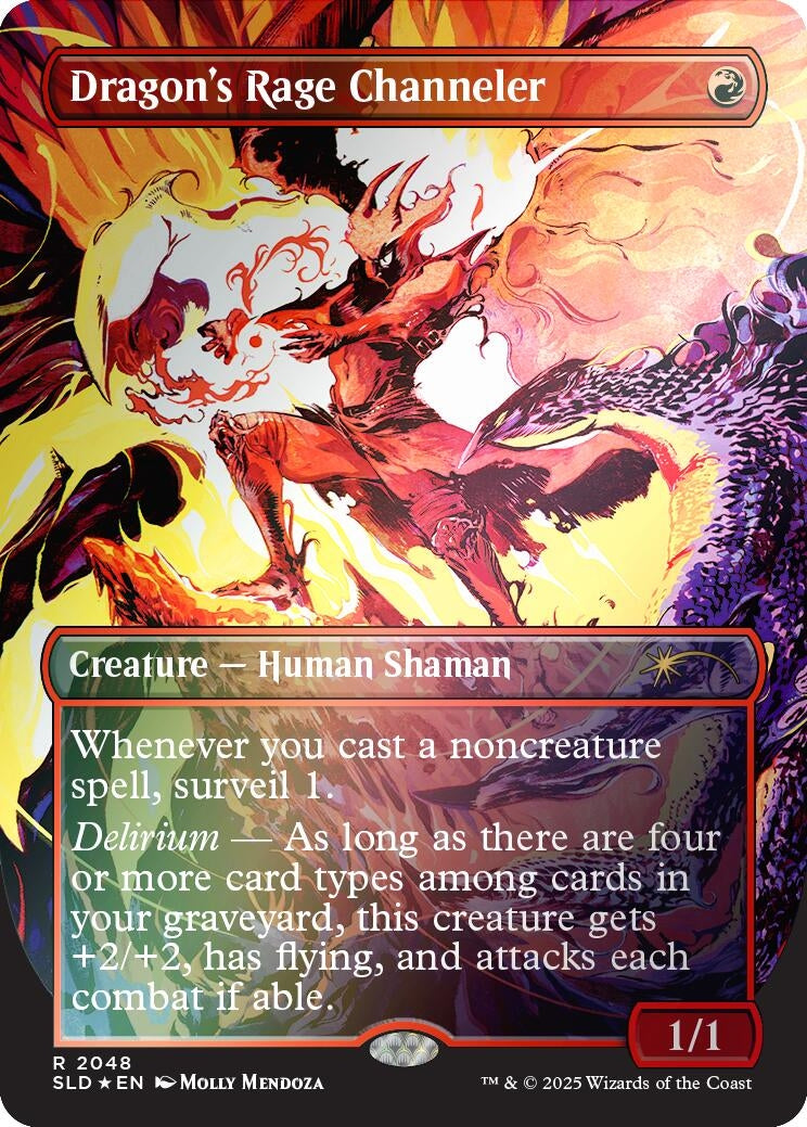 Image for Dragon's Rage Channeler (2048) (Rainbow Foil) (2048) (SLD) - Magic: The Gathering