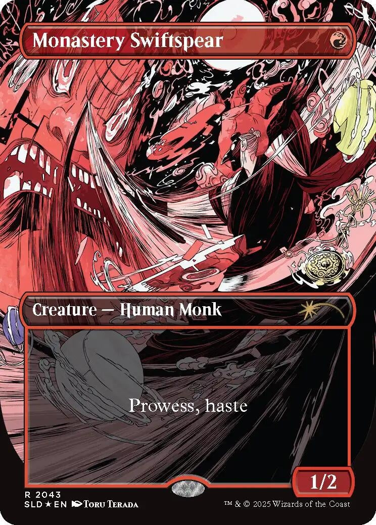 Image for Monastery Swiftspear (2043) (Raised Foil) (2043) (SLD) - Magic: The Gathering