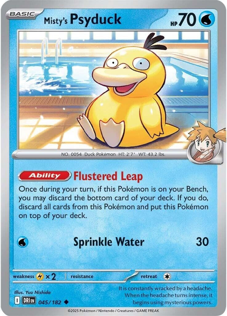 Image for Misty's Psyduck (045/182) (DRI) - Pokemon