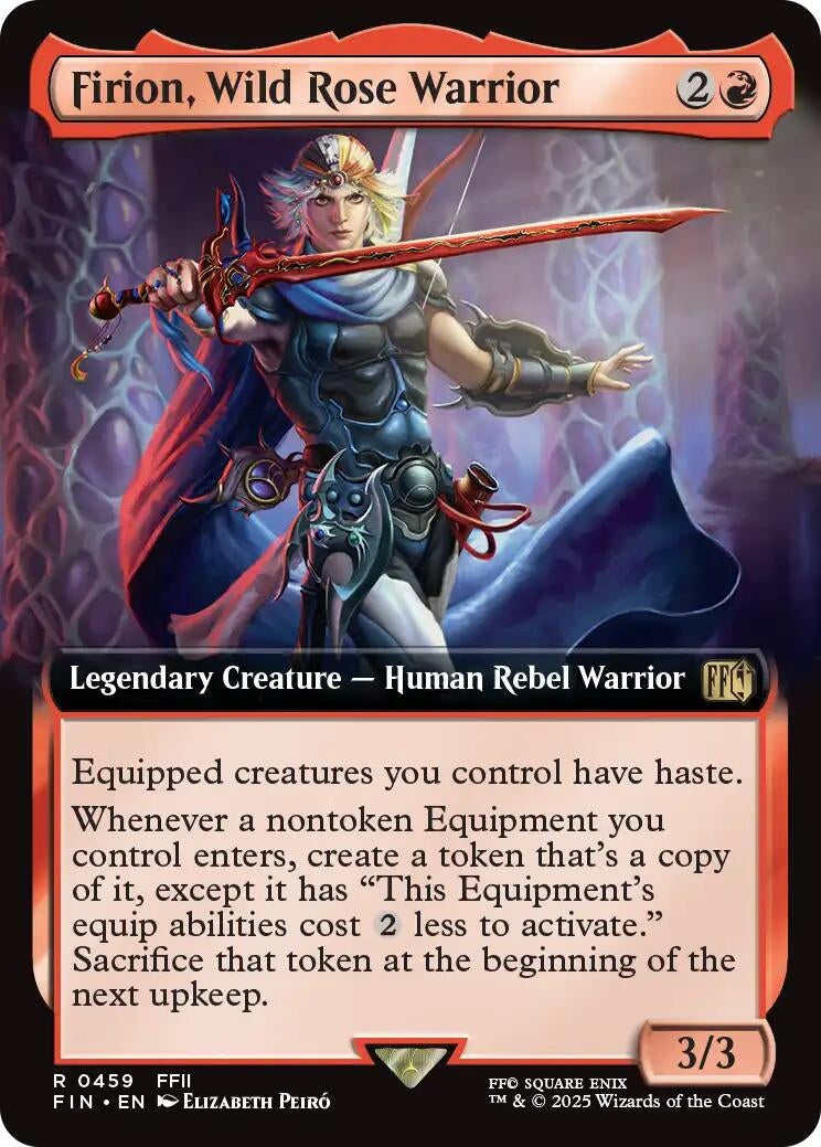 Image for Firion, Wild Rose Warrior (Extended Art) (459) (FIN) - Magic: The Gathering