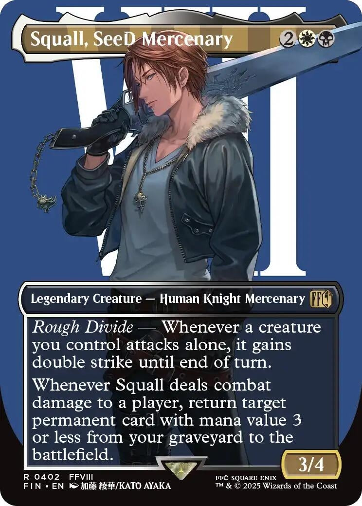Squall, SeeD Mercenary (Borderless) (402) (FIN)