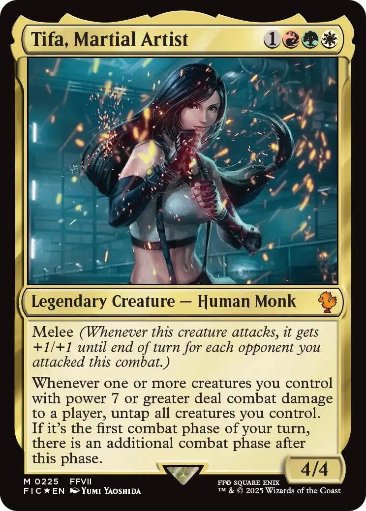 Image for Tifa, Martial Artist (Surge Foil) (225) (FIC) - Magic: The Gathering