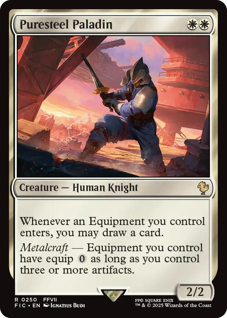 Image for Puresteel Paladin (250) (FIC) - Magic: The Gathering