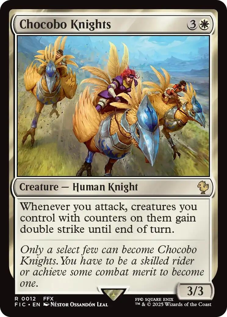 Image for Chocobo Knights (12) (FIC) - Magic: The Gathering