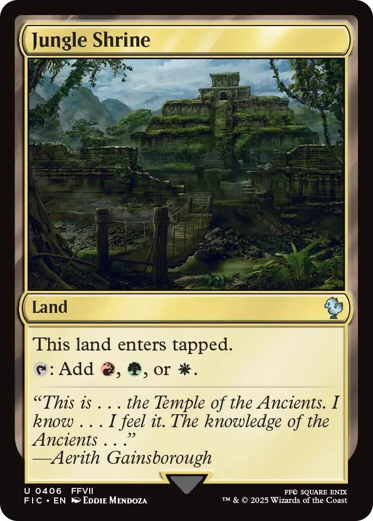 Image for Jungle Shrine (406) (FIC) - Magic: The Gathering