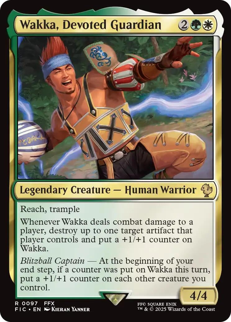 Image for Wakka, Devoted Guardian (97) (FIC) - Magic: The Gathering