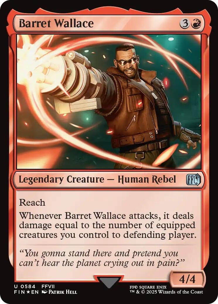 Image for Barret Wallace (Surge Foil) (584) (FIN) - Magic: The Gathering