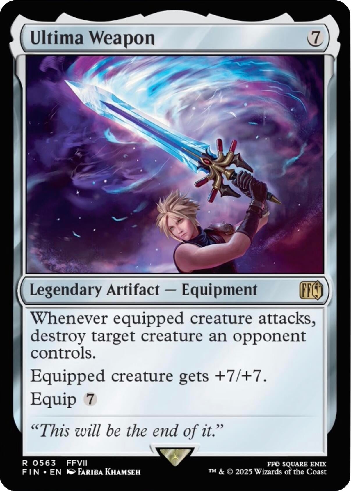Image for Ultima Weapon (563) (FIN) - Magic: The Gathering