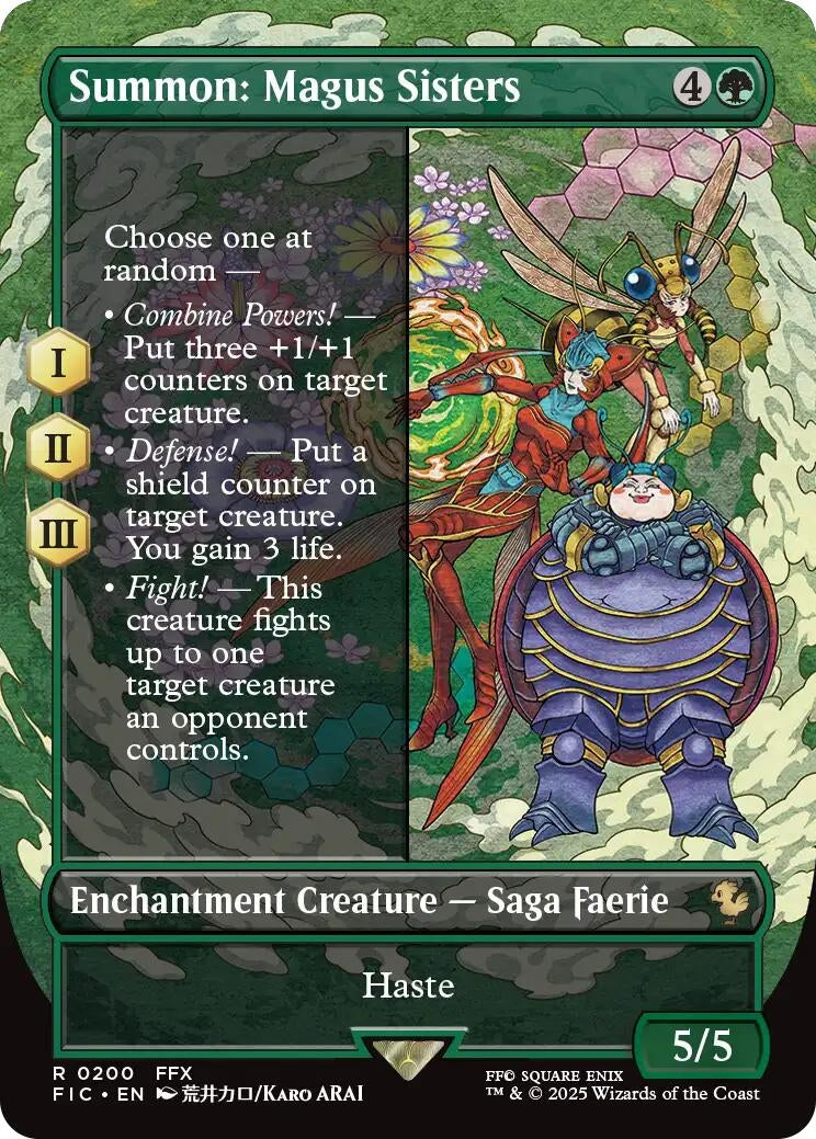 Summon: Magus Sisters (Borderless) (200) (FIC)