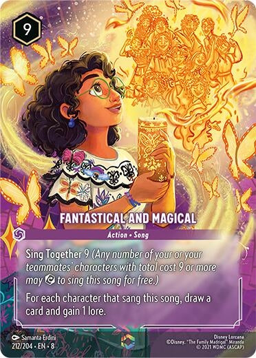Image for Fantastical and Magical (Enchanted) (212/204) (8) - Disney Lorcana