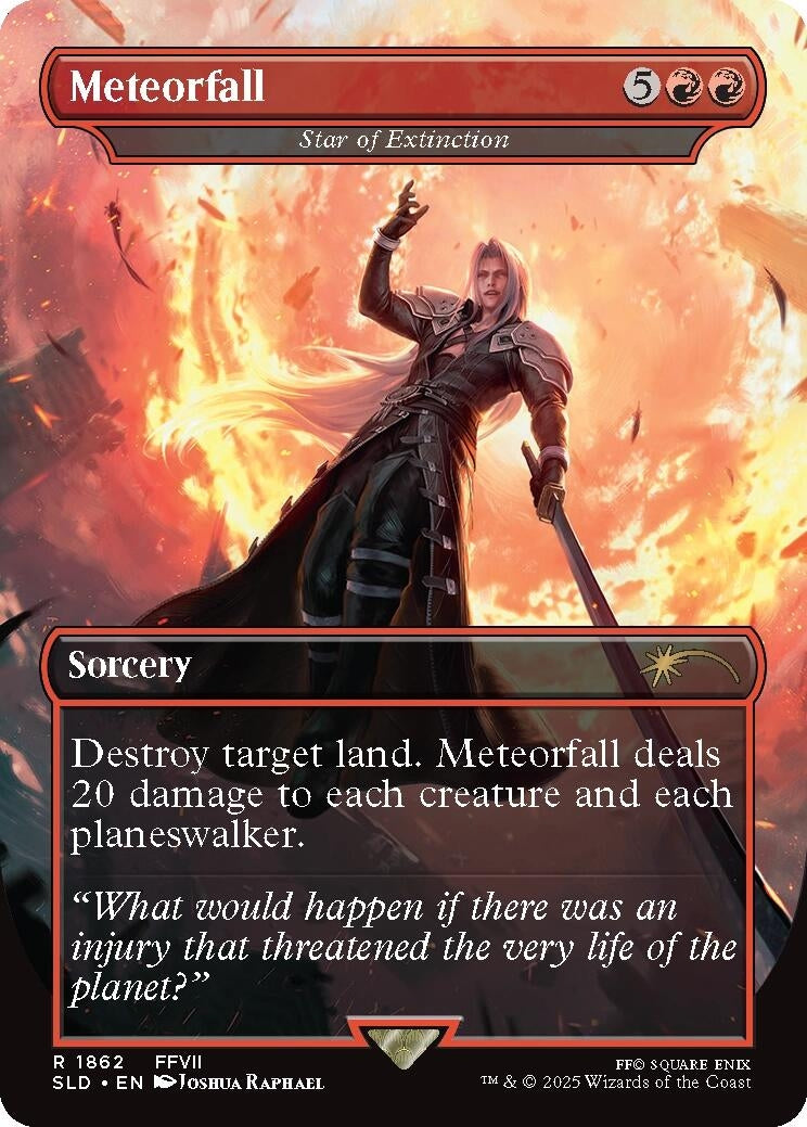 Image for Meteorfall - Star of Extinction (1862) (SLD) - Magic: The Gathering