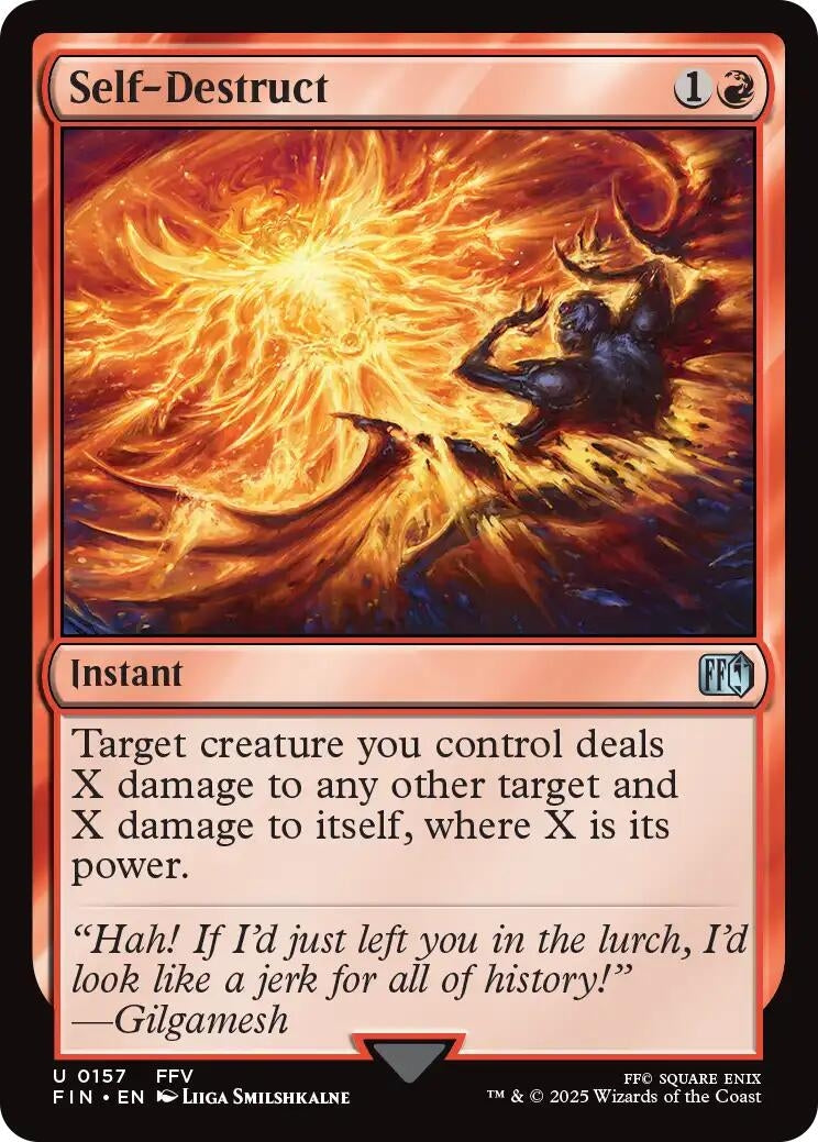 Image for Self-Destruct (157) (FIN) - Magic: The Gathering