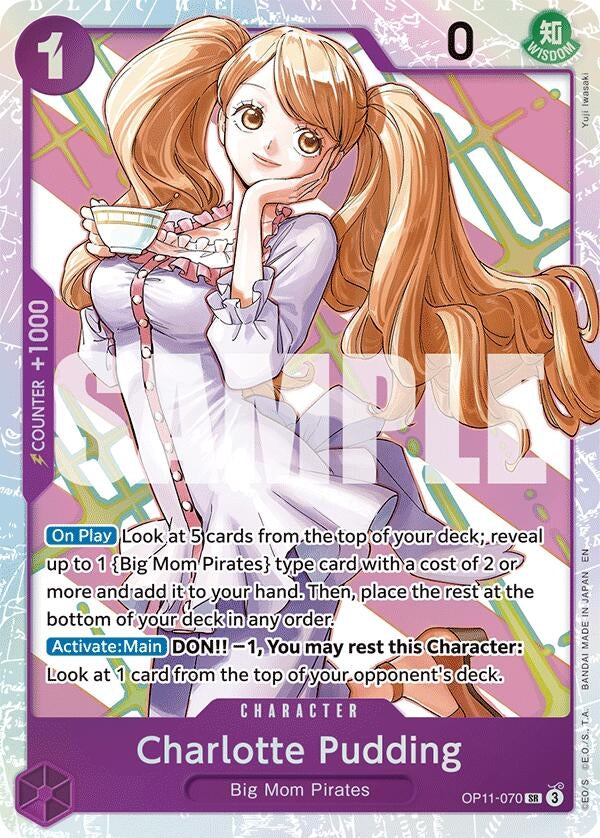 Image for Charlotte Pudding (OP11-070) (OP11) - One Piece Card Game
