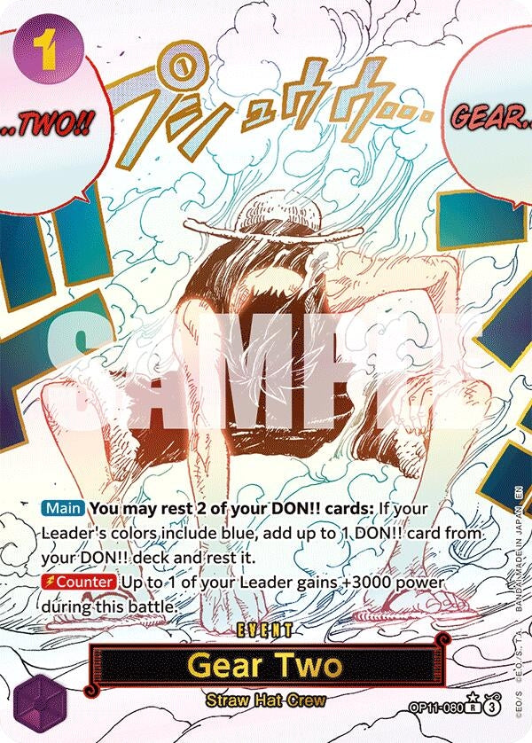 Image for Gear Two (Alternate Art) (OP11-080) (OP11) - One Piece Card Game