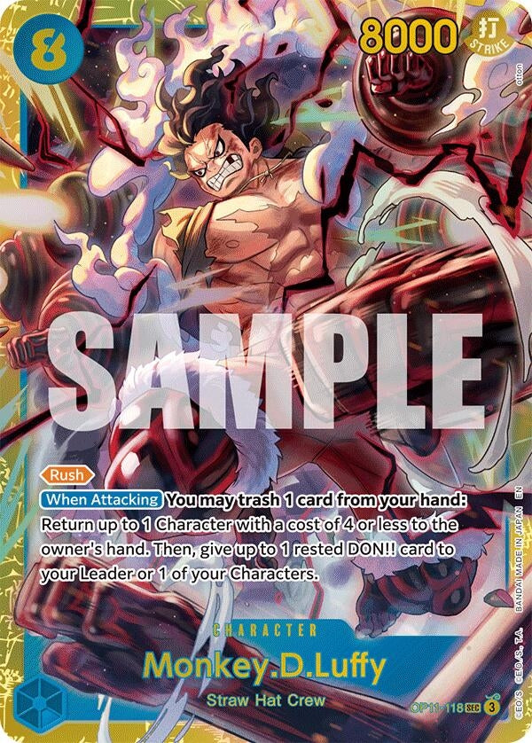 Image for Monkey.D.Luffy (118) (OP11-118) (OP11) - One Piece Card Game