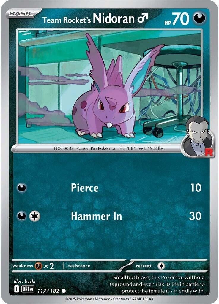 Image for Team Rocket's Nidorand (117/182) (DRI) - Pokemon
