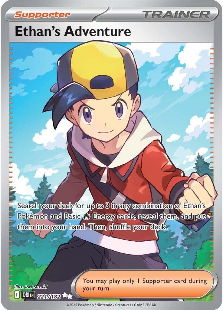Image for Ethan's Adventure (221/182) (DRI) - Pokemon
