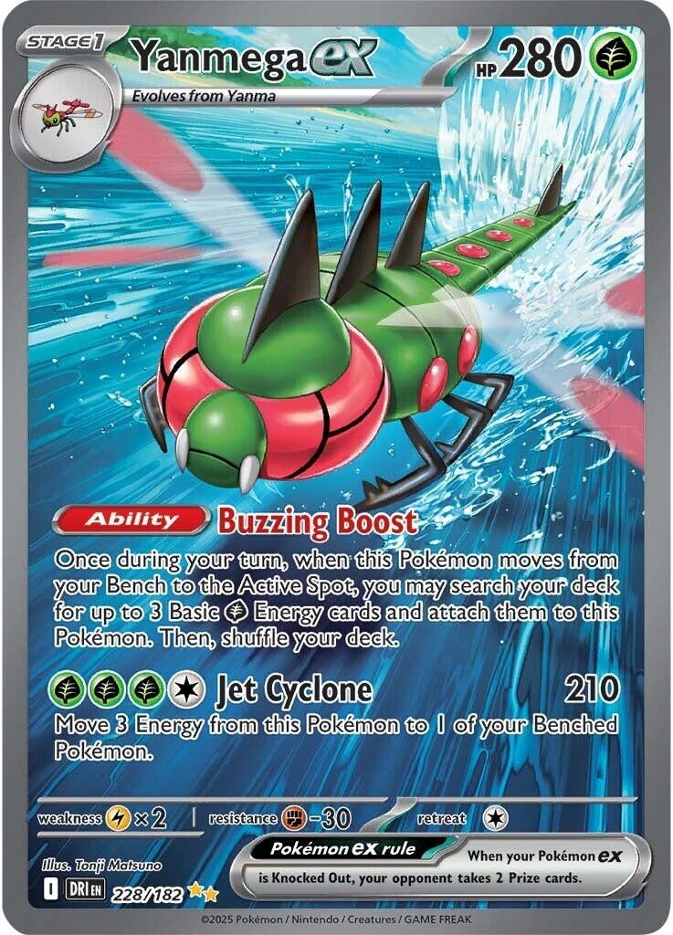 Image for Yanmega ex (228/182) (DRI) - Pokemon