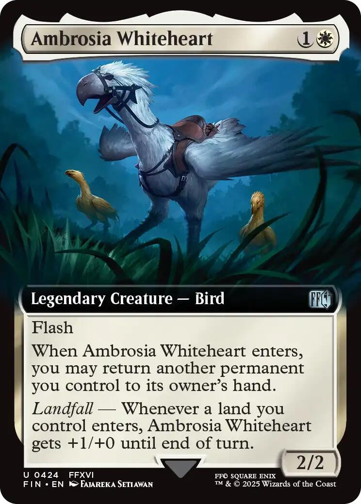 Image for Ambrosia Whiteheart (Extended Art) (424) (FIN) - Magic: The Gathering