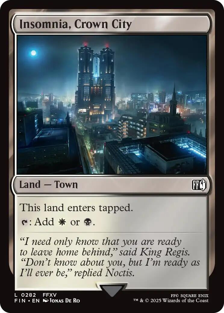 Image for Insomnia, Crown City (282) (FIN) - Magic: The Gathering