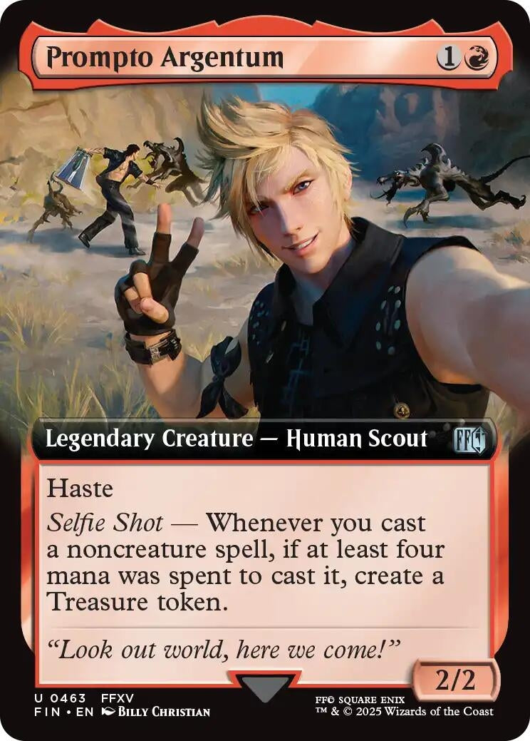 Image for Prompto Argentum (Extended Art) (463) (FIN) - Magic: The Gathering