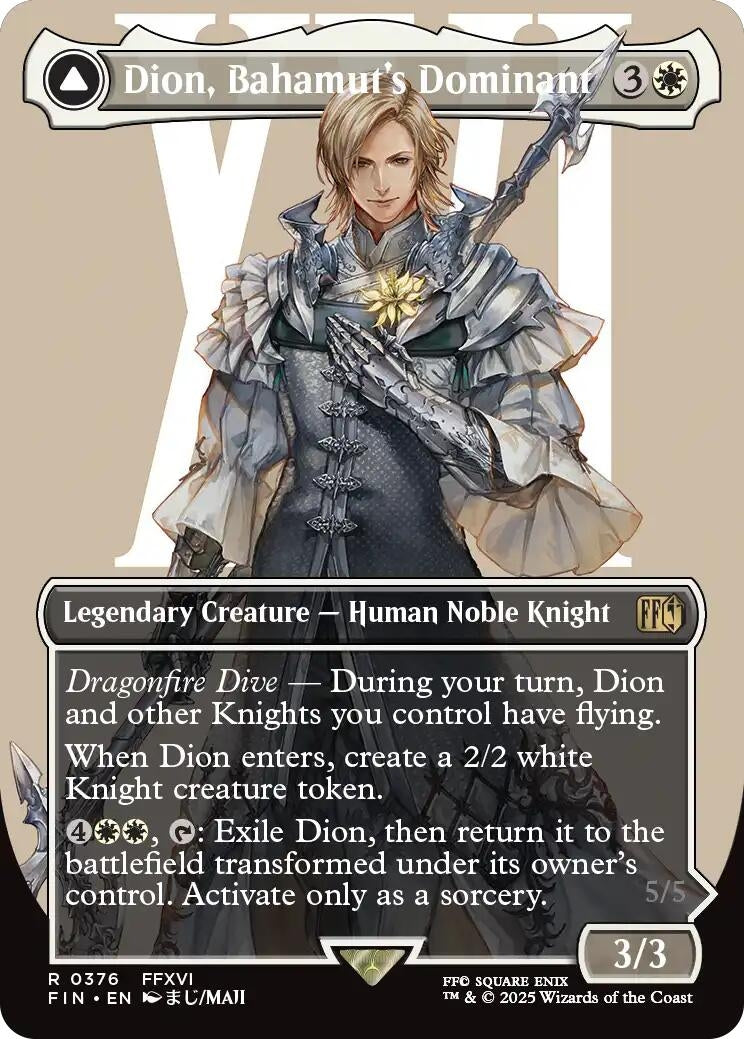 Dion, Bahamut's Dominant (Borderless) (376) (FIN)