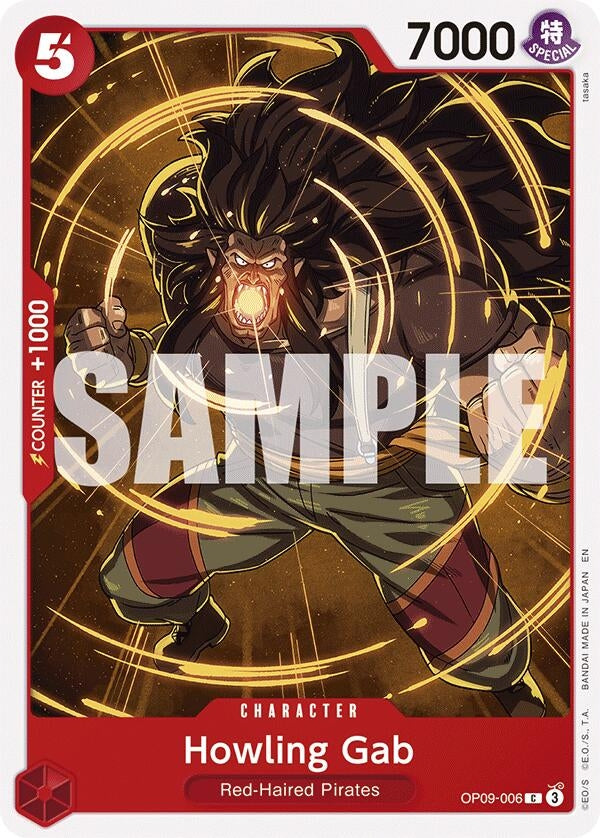 Image for Howling Gab (Reprint) (OP09-006) (ST-23) - One Piece Card Game