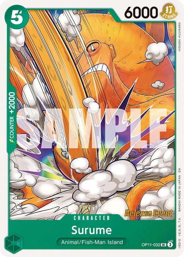 Image for Surume (OP11-032) - One Piece Card Game