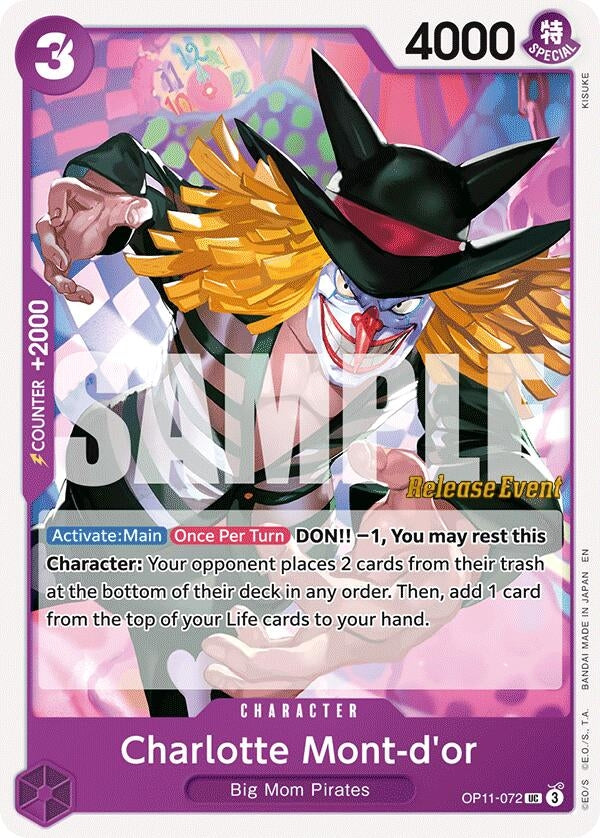 Image for Charlotte Mont-d'or (OP11-072) - One Piece Card Game