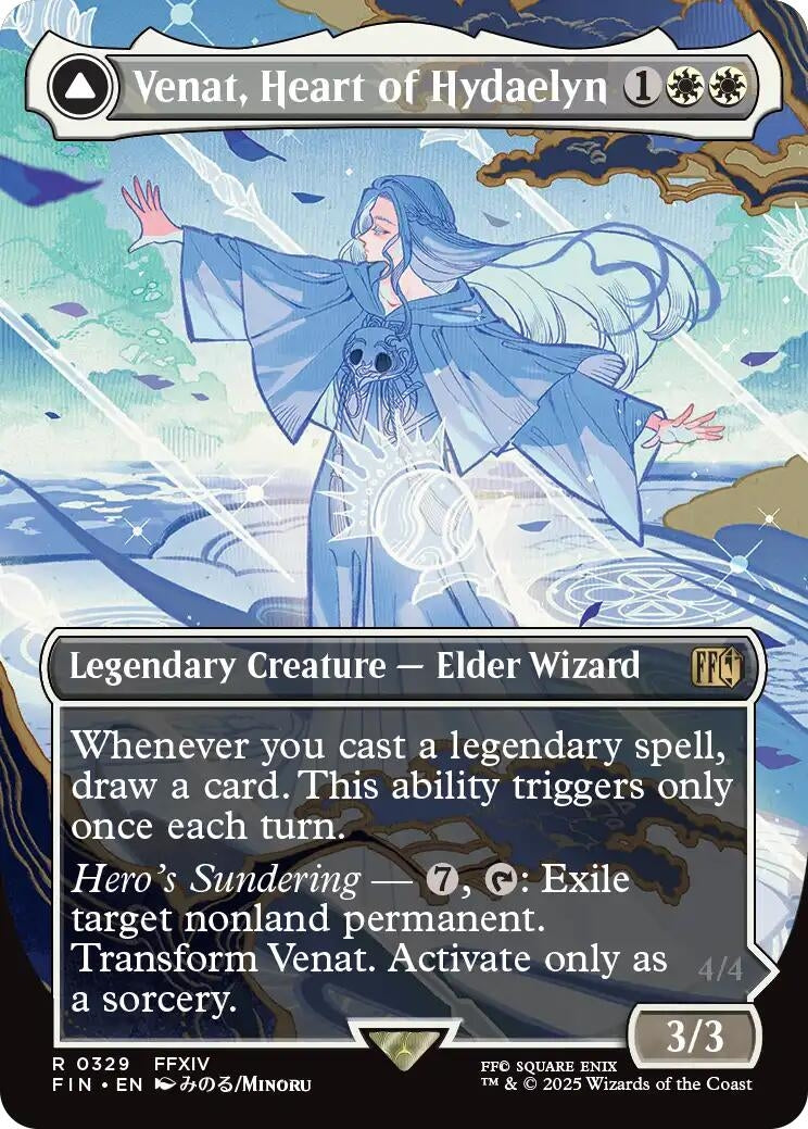 Image for Venat, Heart of Hydaelyn (Borderless) (329) (FIN) - Magic: The Gathering