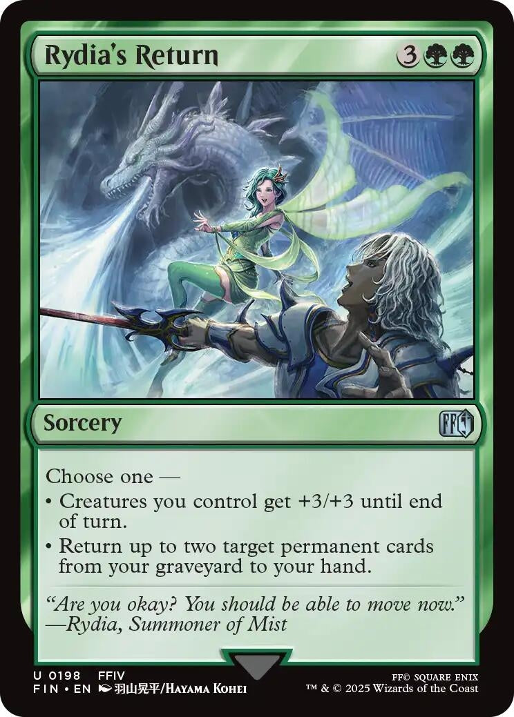 Image for Rydia's Return (198) (FIN) - Magic: The Gathering