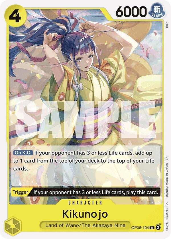 Image for Kikunojo (Reprint) (OP06-104) (ST-28) - One Piece Card Game