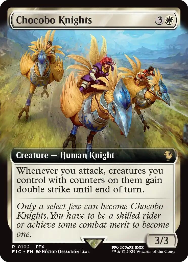 Image for Chocobo Knights (Extended Art) (102) (FIC) - Magic: The Gathering