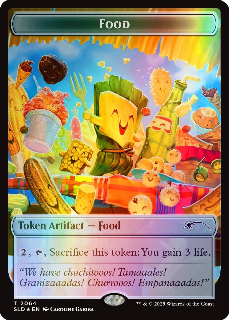 Image for Food Token (2064) (Rainbow Foil) (2064) (SLD) - Magic: The Gathering