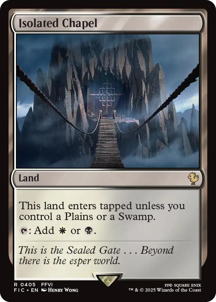 Image for Isolated Chapel (Surge Foil) (405) (FIC) - Magic: The Gathering