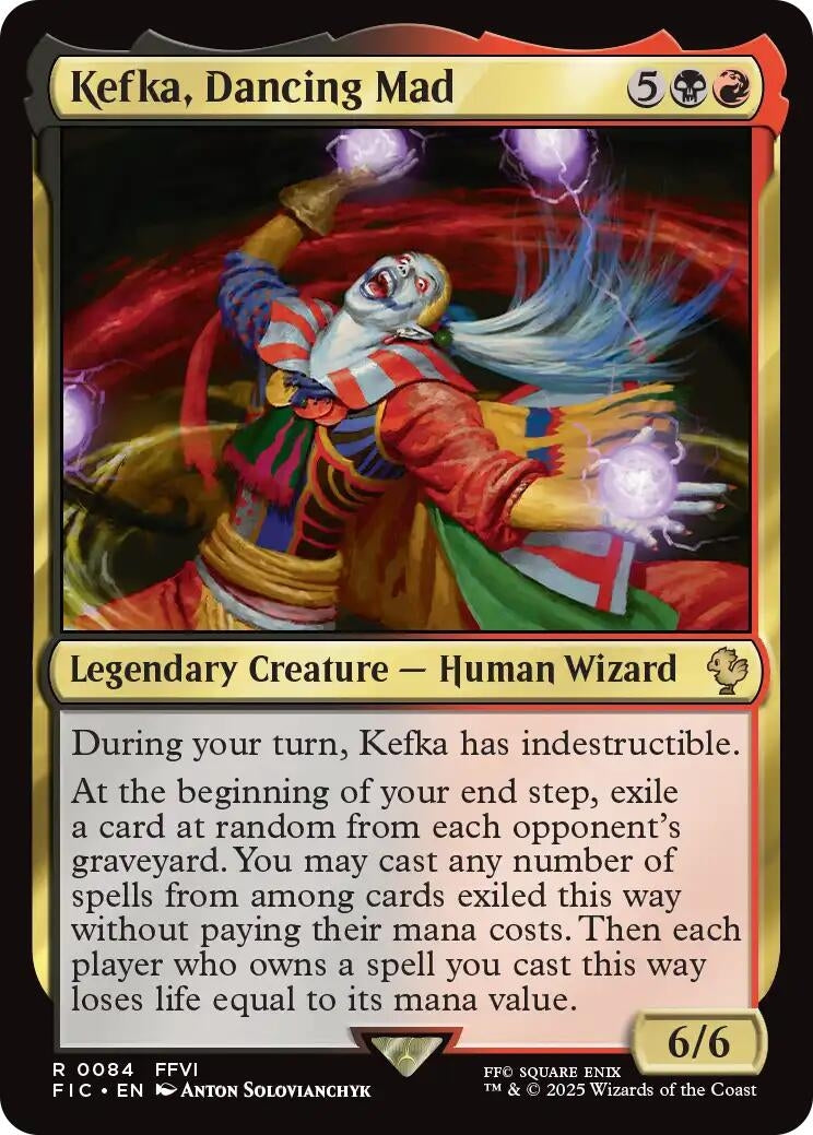 Image for Kefka, Dancing Mad (Surge Foil) (84) (FIC) - Magic: The Gathering