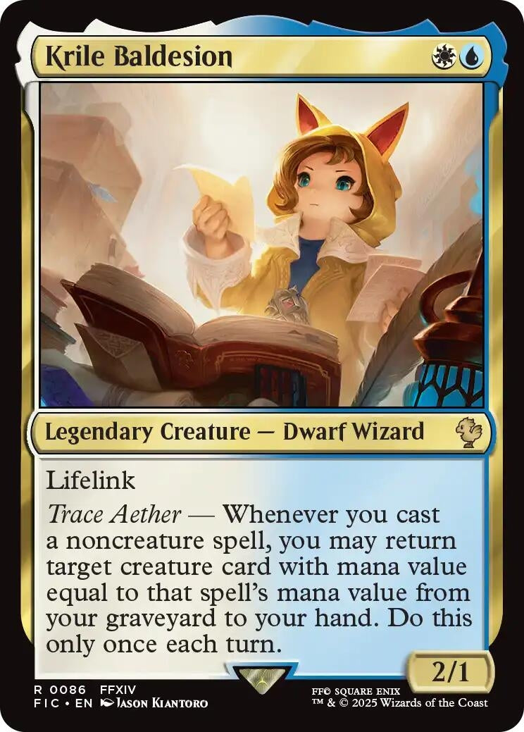 Image for Krile Baldesion (Surge Foil) (86) (FIC) - Magic: The Gathering