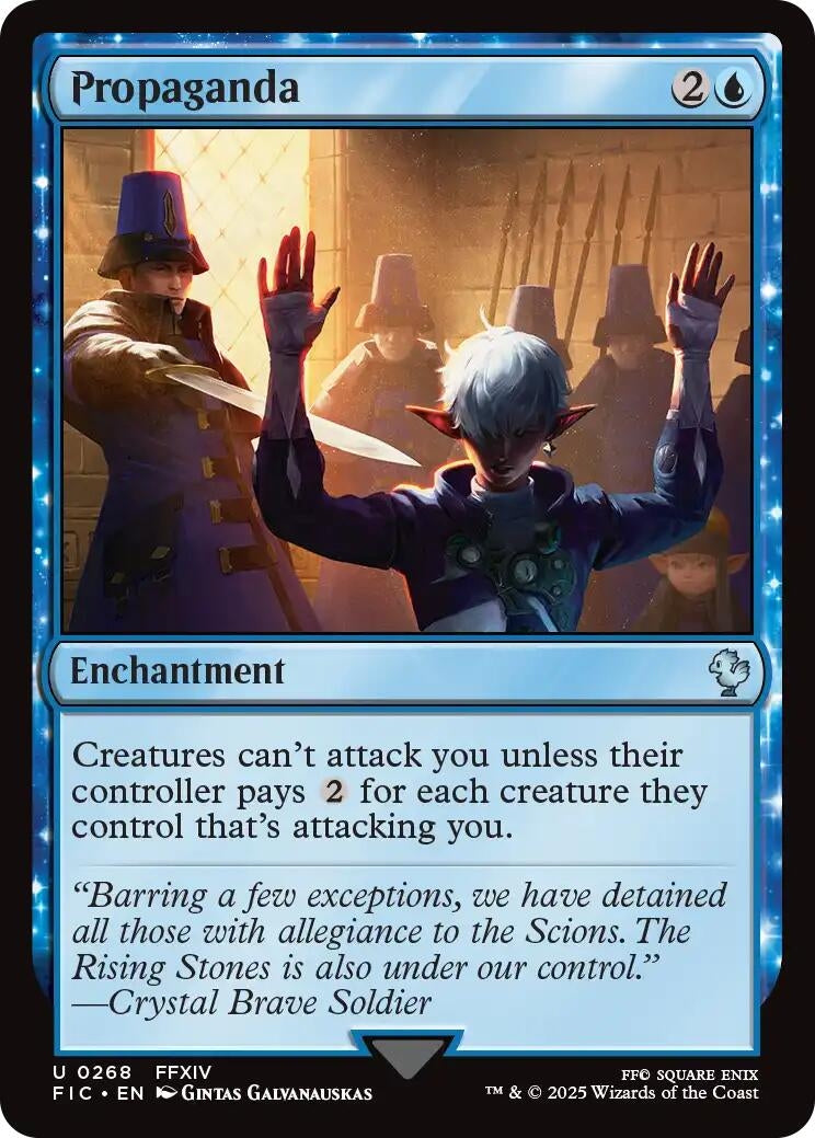 Image for Propaganda (Surge Foil) (268) (FIC) - Magic: The Gathering