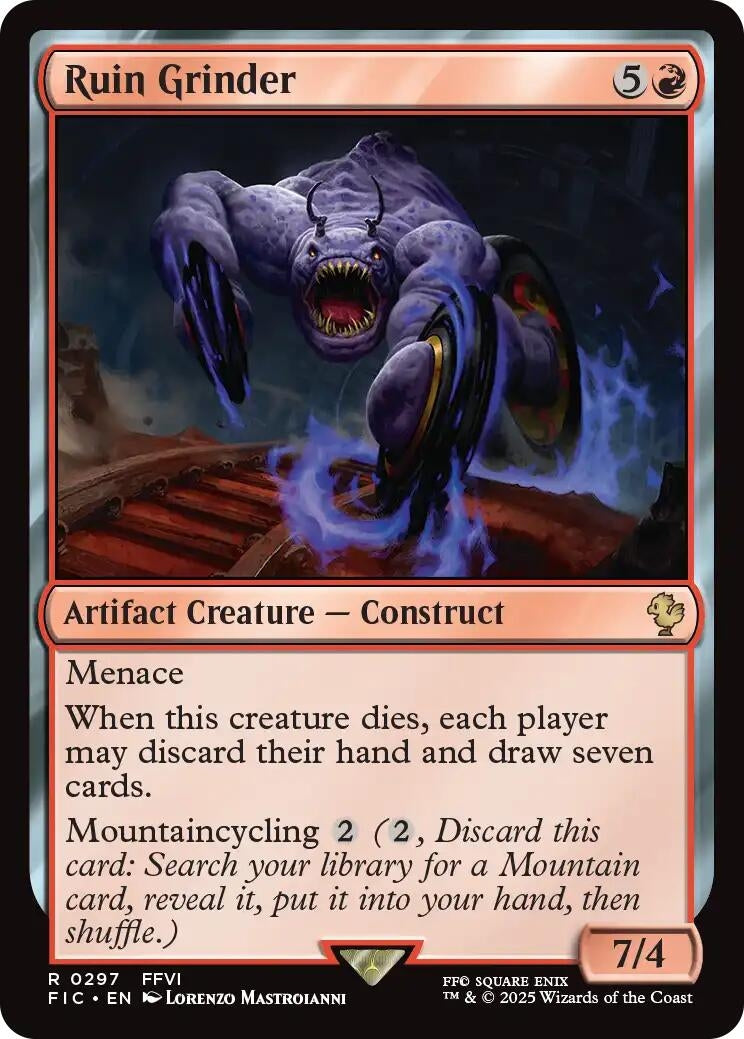 Image for Ruin Grinder (Surge Foil) (297) (FIC) - Magic: The Gathering