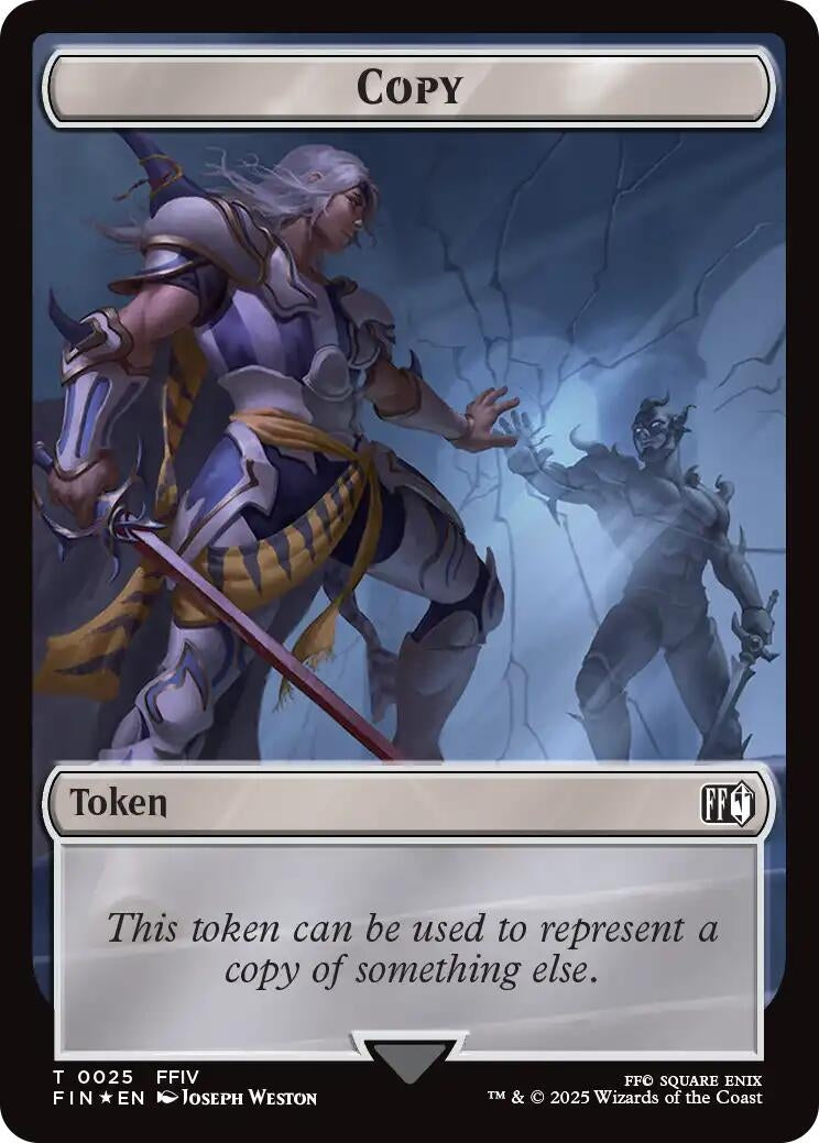 Image for Copy (0025) // Moogle (0034) Double-Sided Token (Surge Foil) (25 // 34) (FIN) - Magic: The Gathering