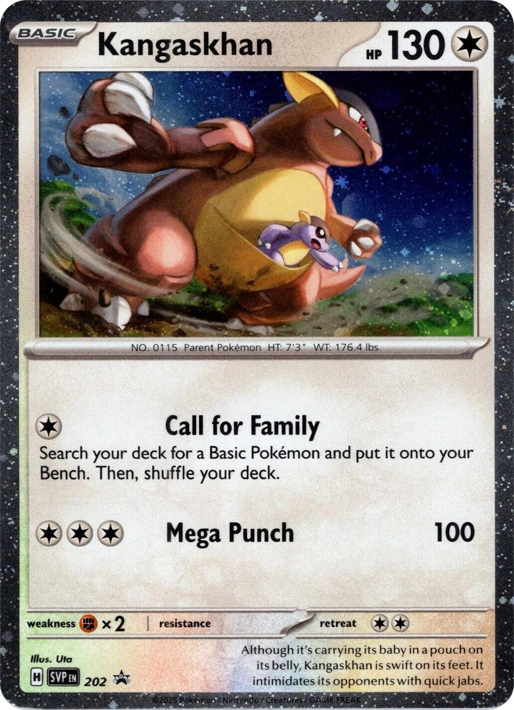 Image for Kangaskhan - 202 (Cosmos Holo) (202) (SVP) - Pokemon
