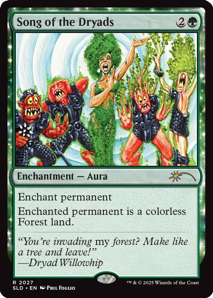 Image for Song of the Dryads (2027) (2027) (SLD) - Magic: The Gathering